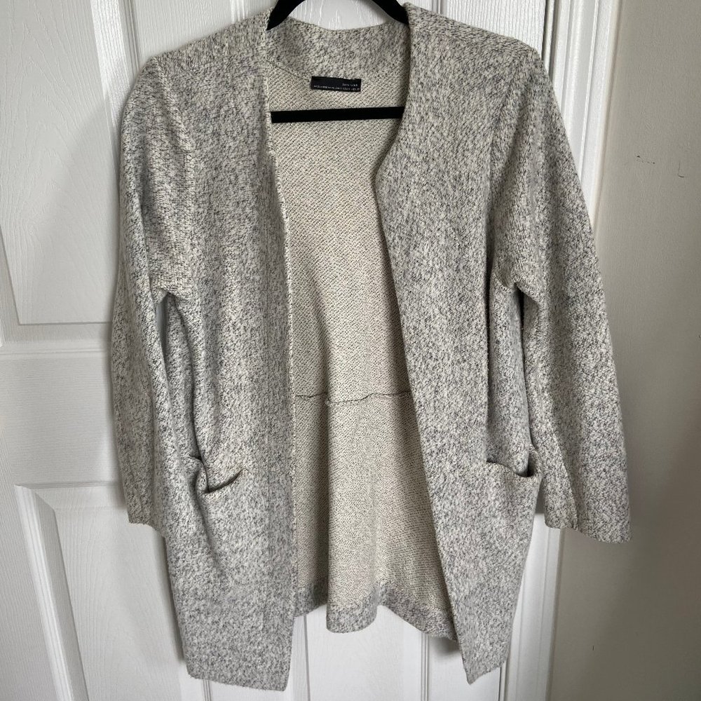 Zara Gray Speckled Cardigan